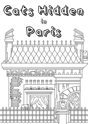 《隐藏在巴黎的猫 Cats Hidden in Paris》英文版